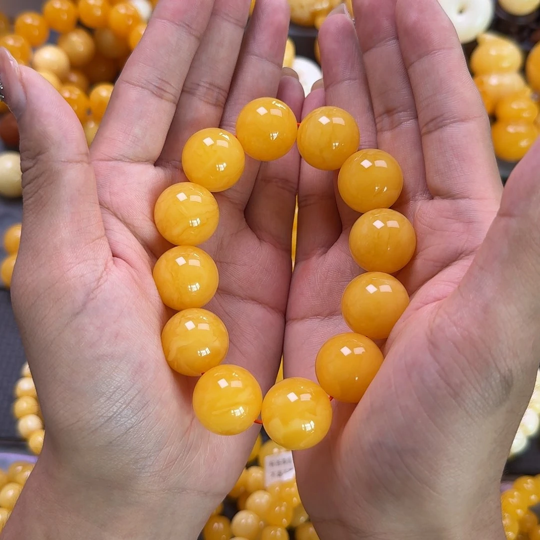 未镶嵌蜜蜡珠宝奇石同料20mm
