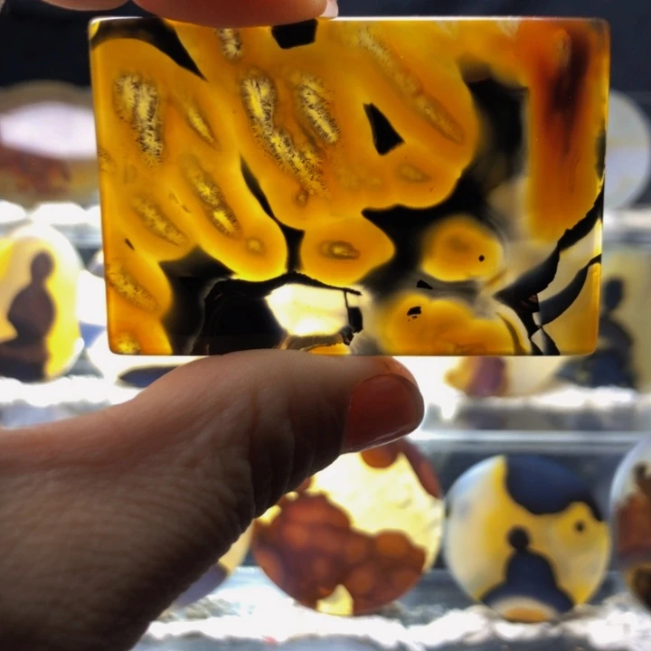 合金玛瑙/玉髓珠宝奇石189有瑕