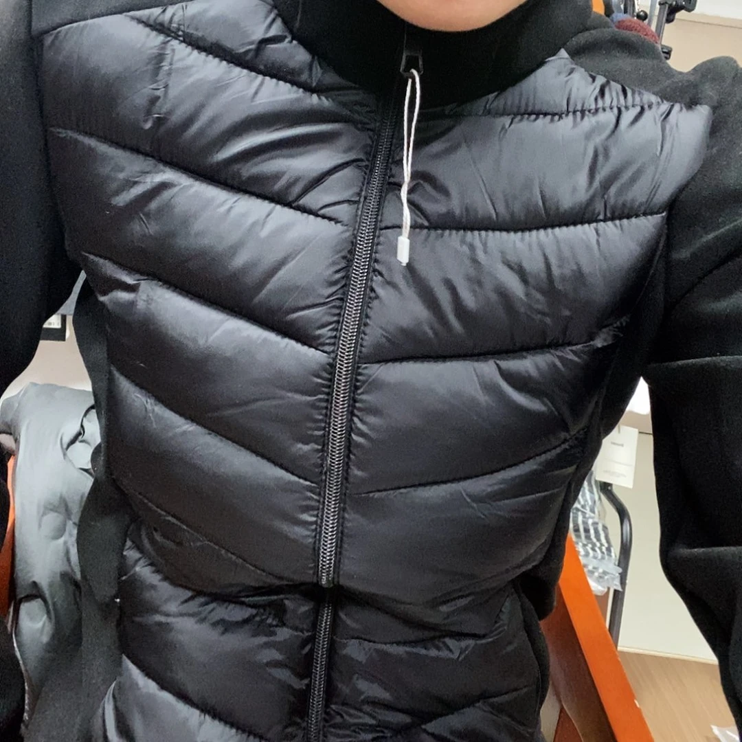 瑜伽拼接棉瘦身外套