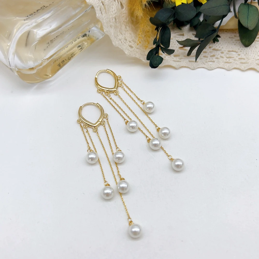 铜合金仿水晶耳饰 03111 好啊商店 爱心流苏耳扣