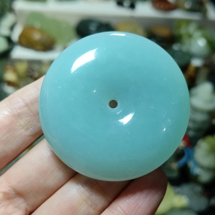 岫玉平安扣未镶嵌