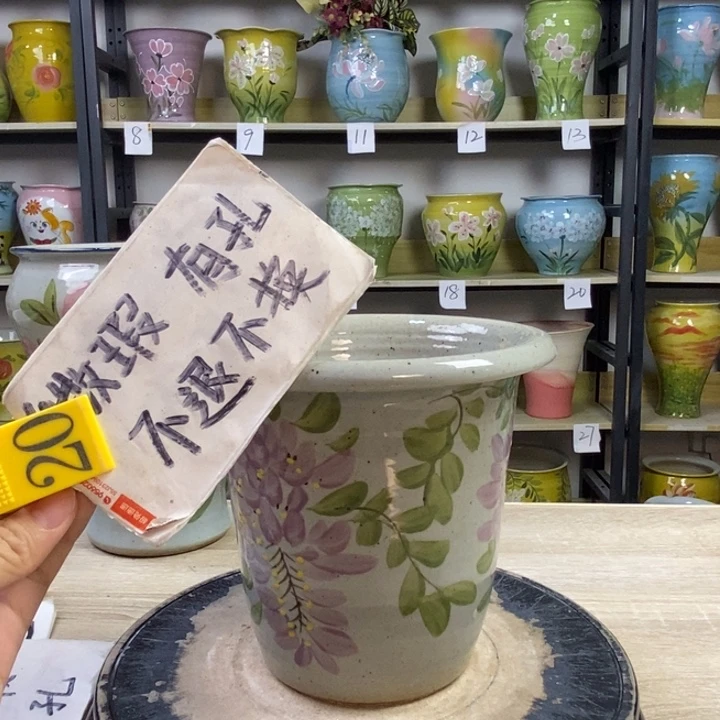 景德镇高温陶瓷花盆