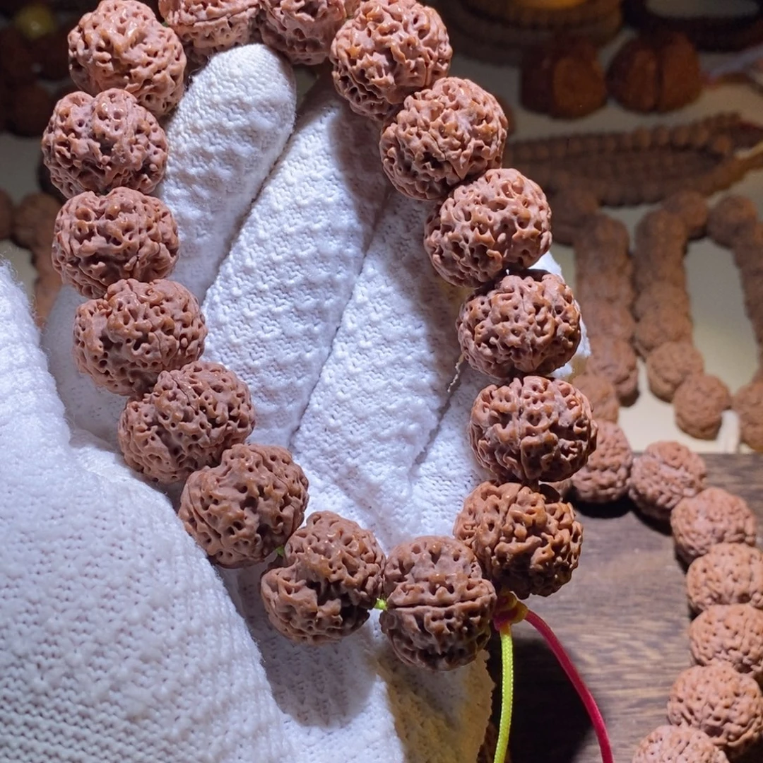 手串金刚菩提21.5mm原皮原色粗筋双龙