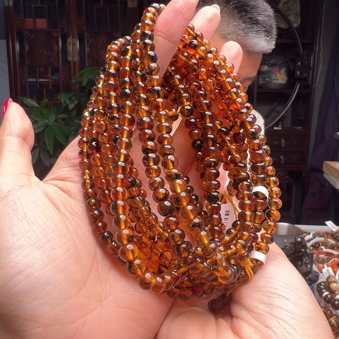 未镶嵌琥珀裸石抚顺琥珀20963六多样性发其一