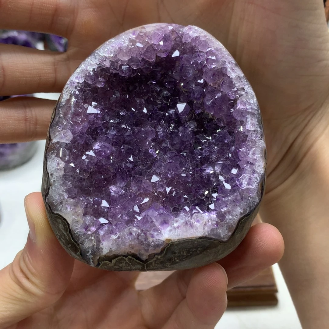 紫晶珠宝半成品未镶嵌
