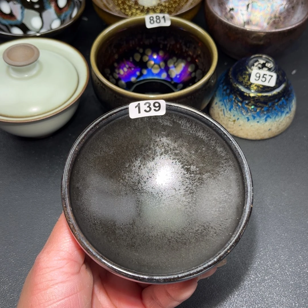 茶盏139 建盏单盏放大漏……