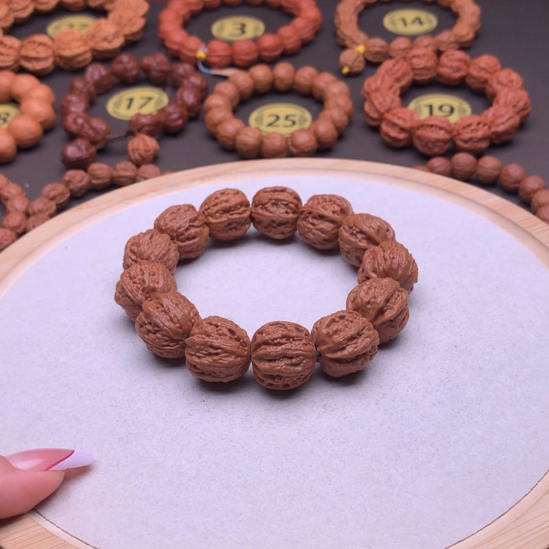 手串文玩核桃方底八棱