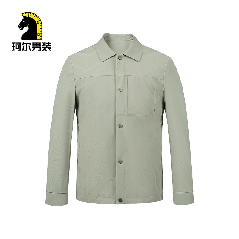 珂尔【抗皱舒弹】轻盈0压力感  休闲茄克CJJ61423