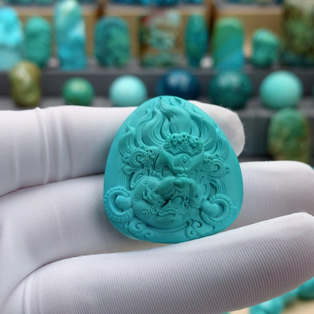 未镶嵌绿松石精品正**明