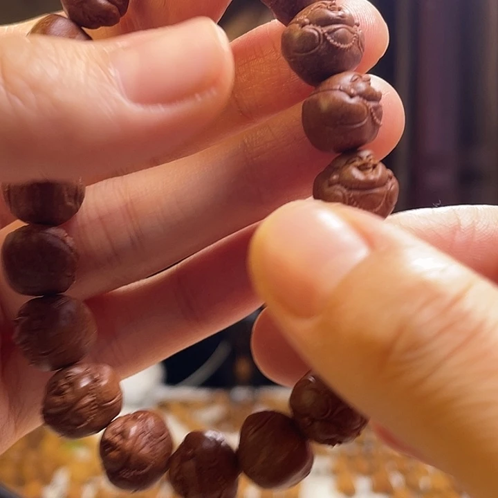 手串/手链橄榄核龙纹桃核