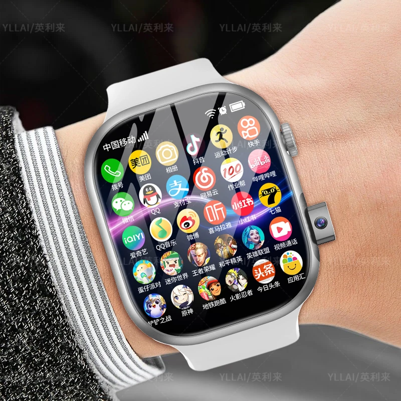 超薄插卡新款5G全网通智能电话手表WiFi自由下载成人款初高中生