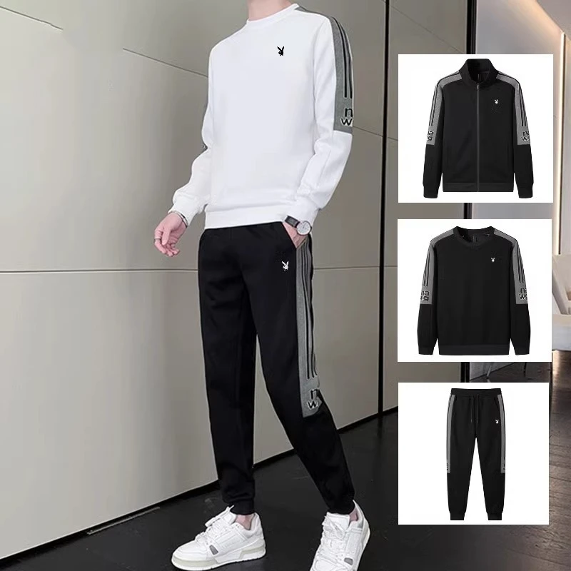 HAESONMENEAT哈逊梅奈欧货男士春秋季新款外套休闲运动服两件套