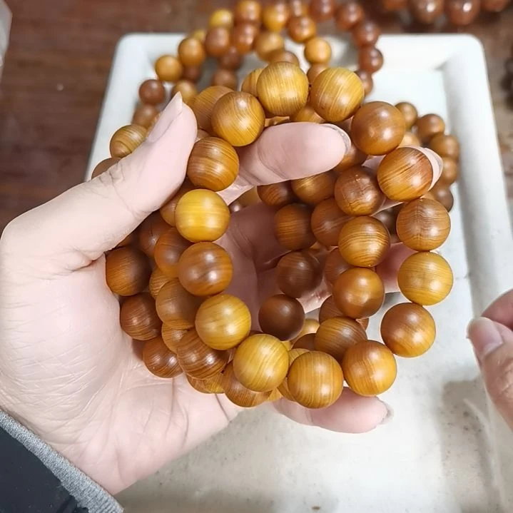 柏木（崖柏）手串/手链15mm圆珠