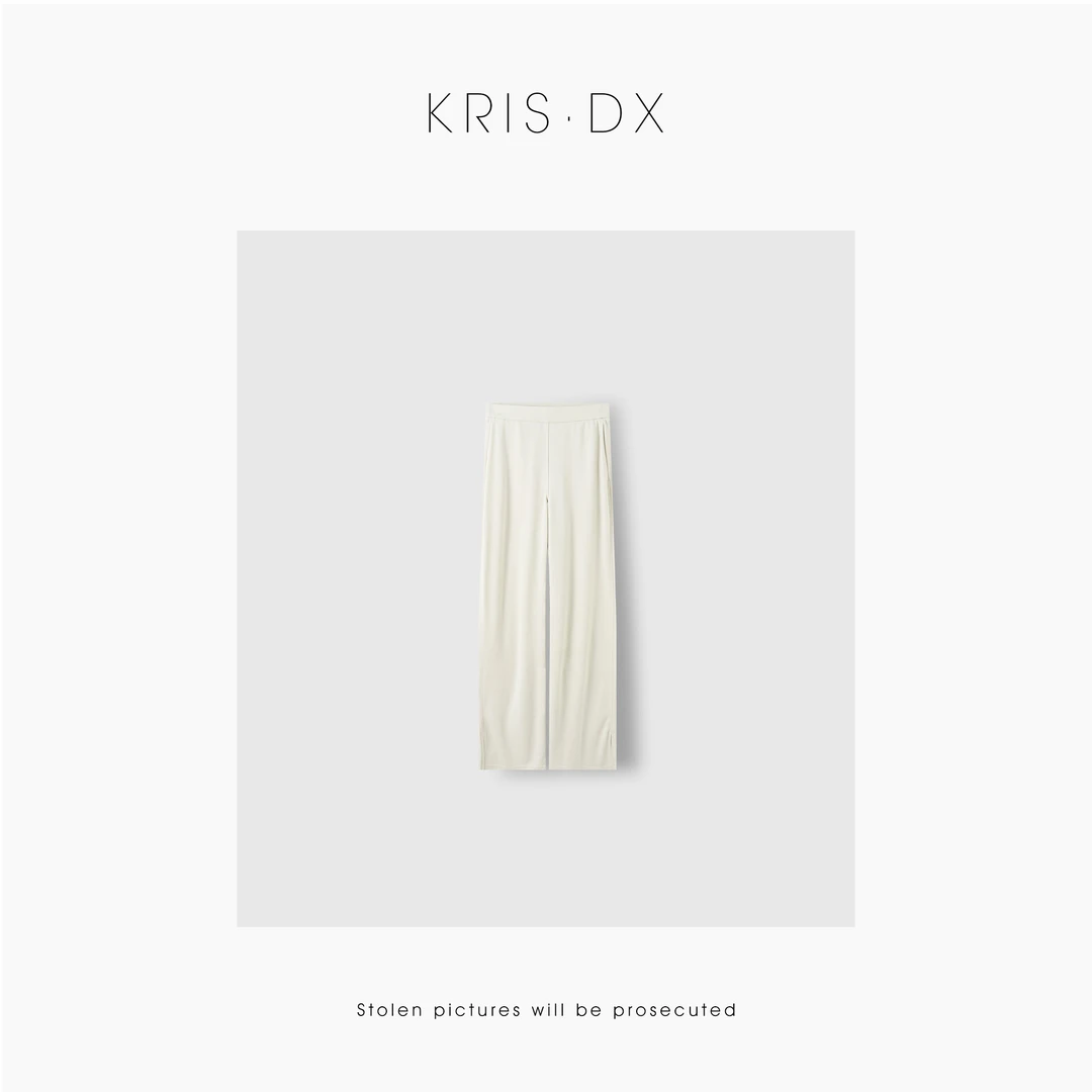 【单行品质女装】露露裤 纹理质感透气修身腿型中缝线设计休闲裤