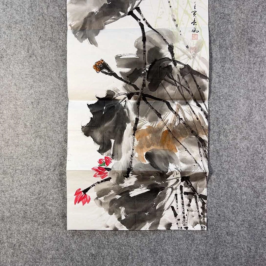 国画419 花鸟在此处飞翔也不太