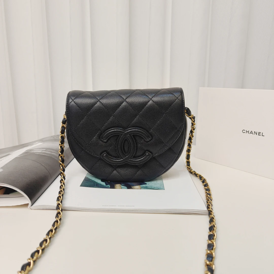 95新 Chanel/香奈儿 98新 双12/马鞍包/10083
