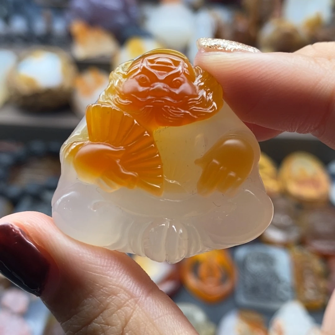 玛瑙/玉髓吊坠(不含链)未镶嵌