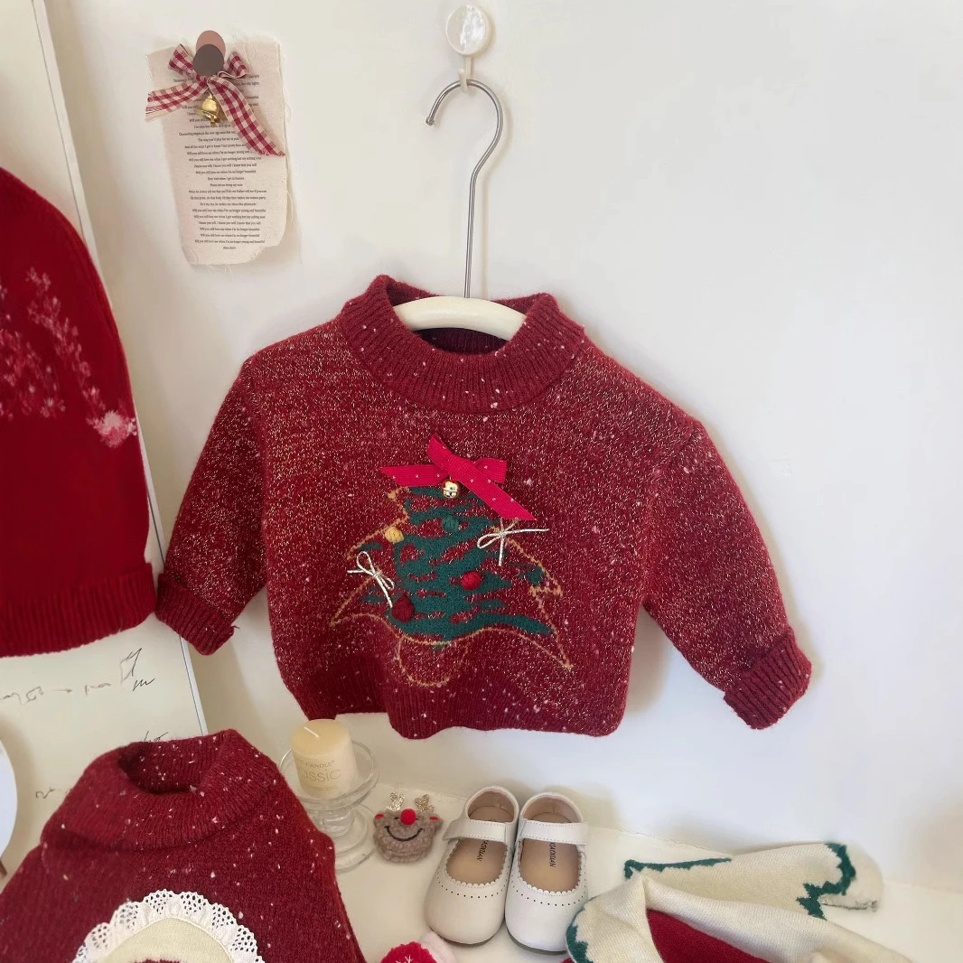 （身高加10去拍）年款圣诞树加厚毛衣