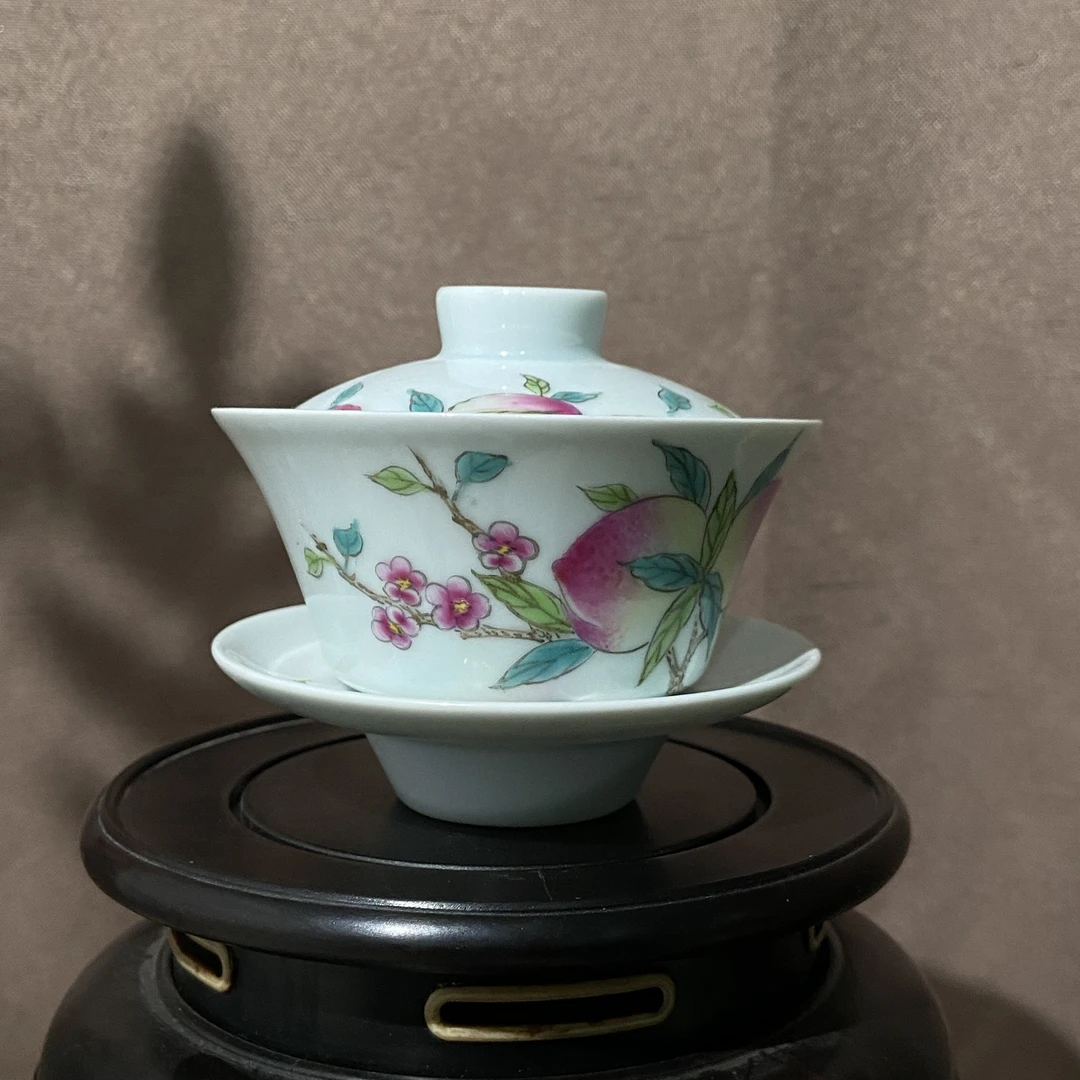 景德镇瓷 三才盖碗GS3385-3