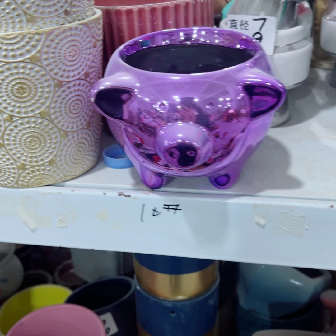 有孔，陶瓷花盆满10米包邮发货