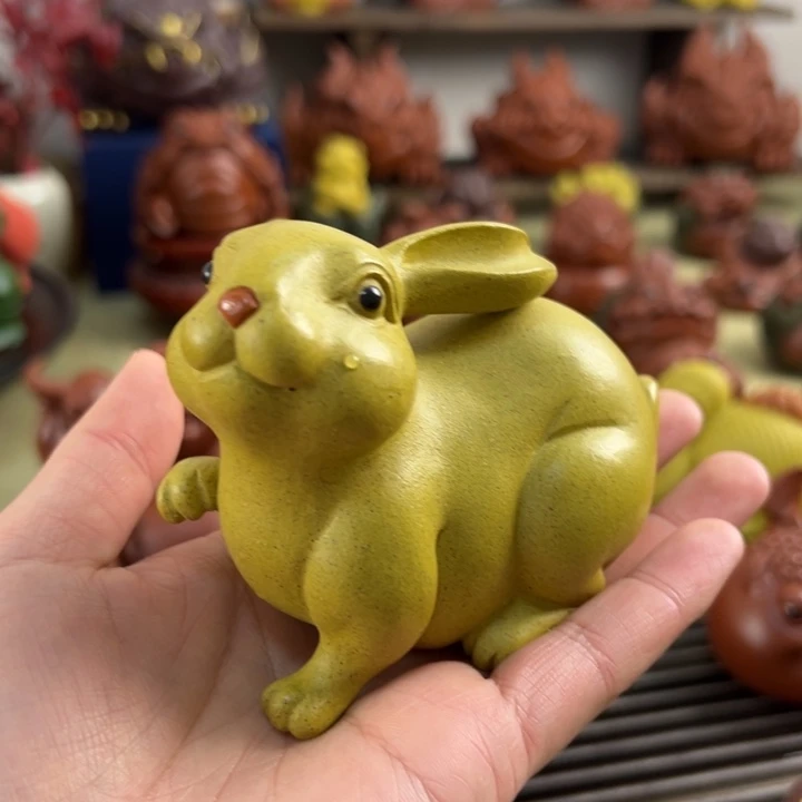 紫砂茶宠紫砂兔子
