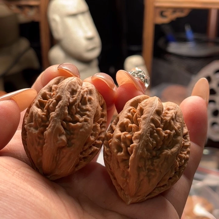 文玩核桃把件楸大胖36