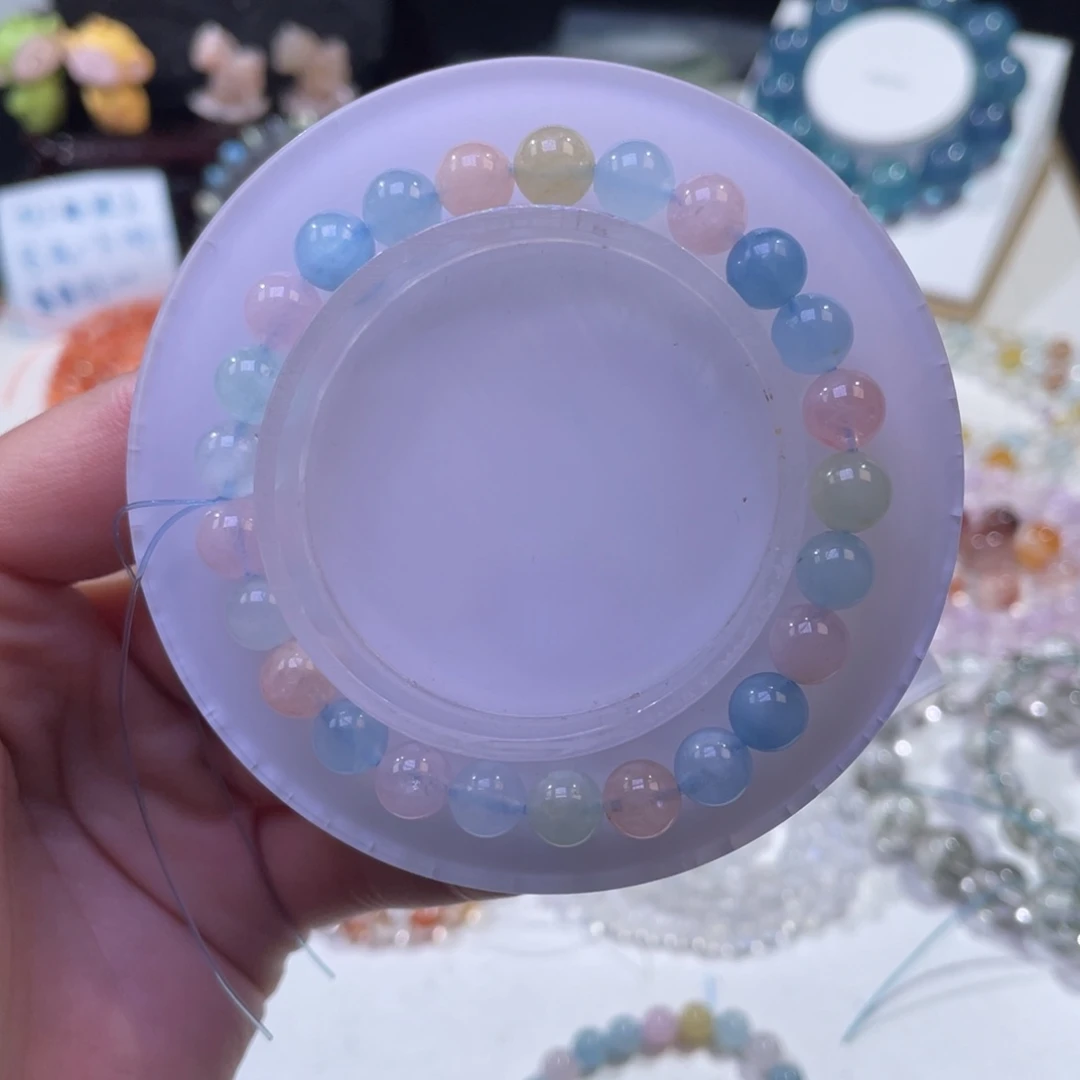 未镶嵌手链水晶奶体彩摩根7+