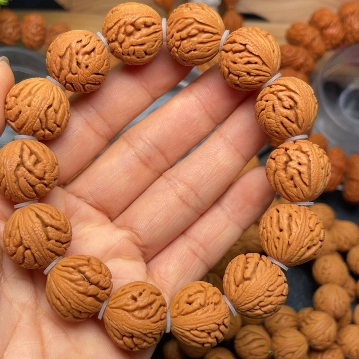 桃核手串龙纹桃核22