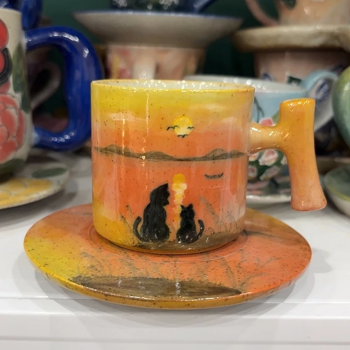 杯景德镇釉下五彩手绘