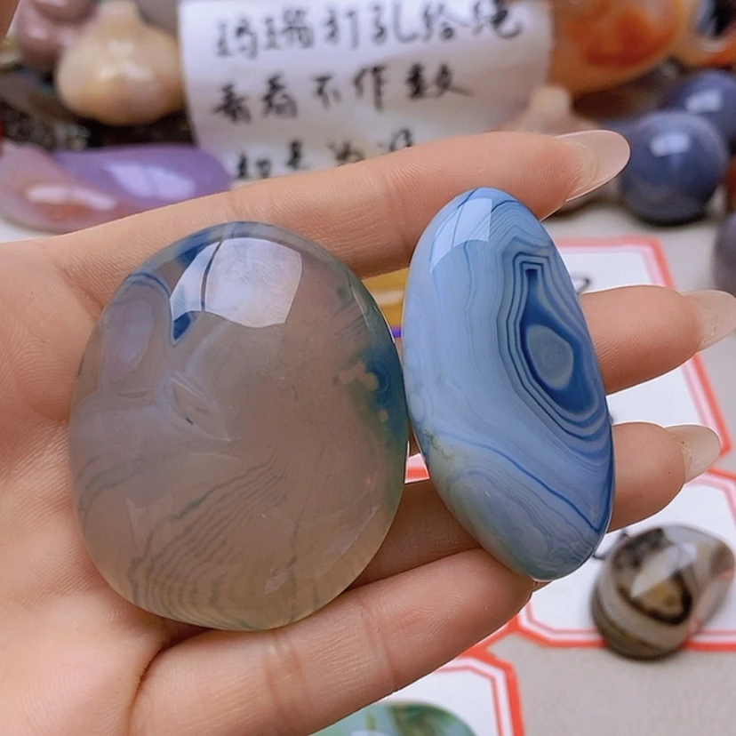 【闪购商品】未镶嵌玛瑙/玉髓珠宝半成品喜*油