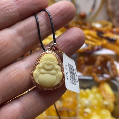 手串蜜蜡未镶嵌吊坠