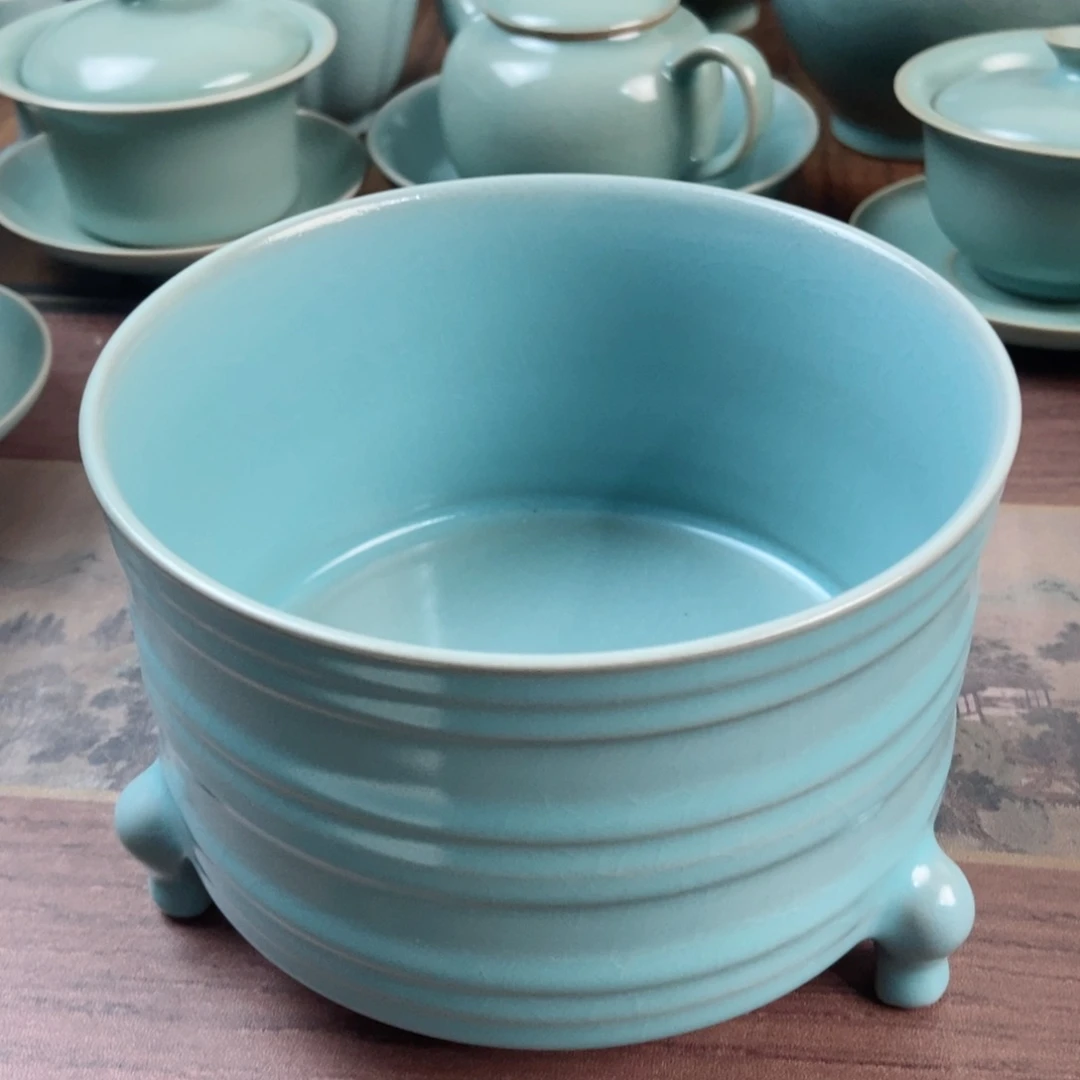 摆件瓷原产地原矿汝瓷～茶器