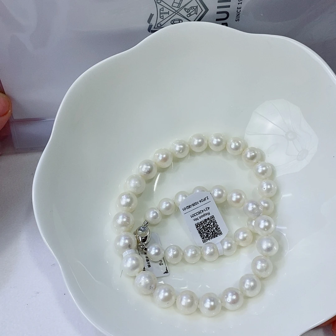 海水珍珠颈饰银S925镶嵌