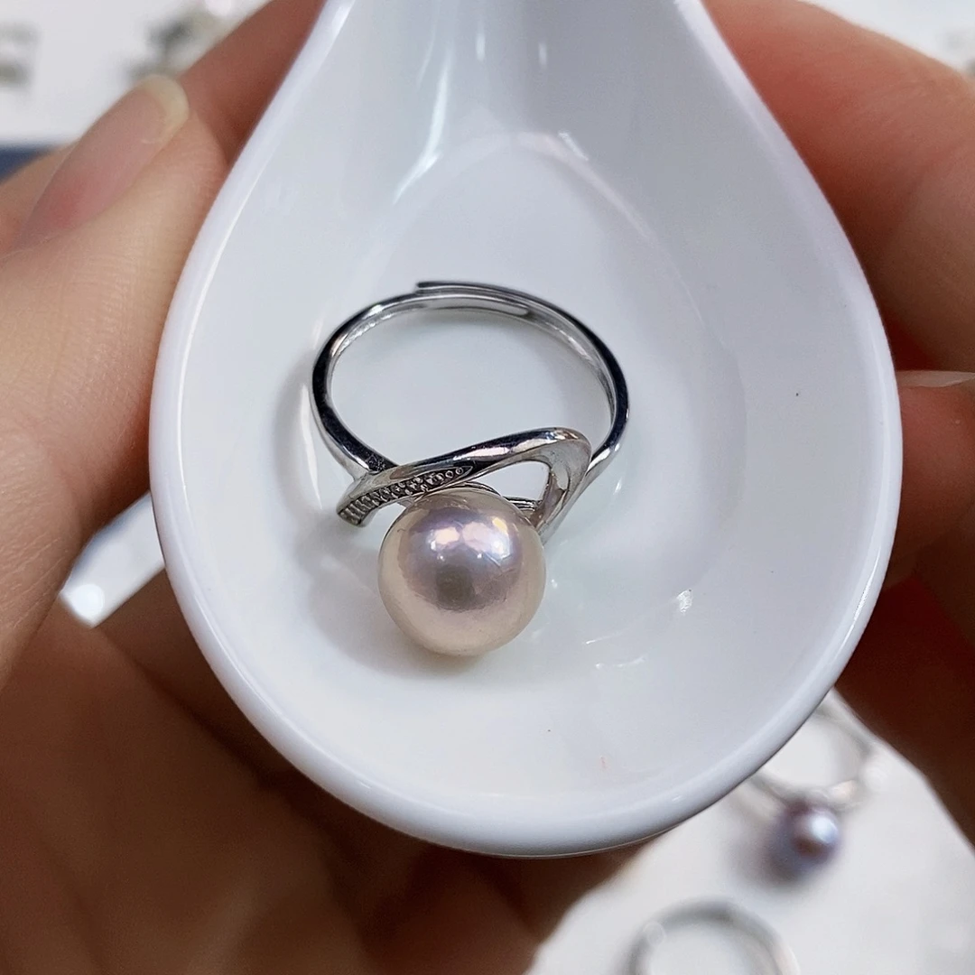 银S925镶嵌特价秒库存正版珠宝淡水珍珠