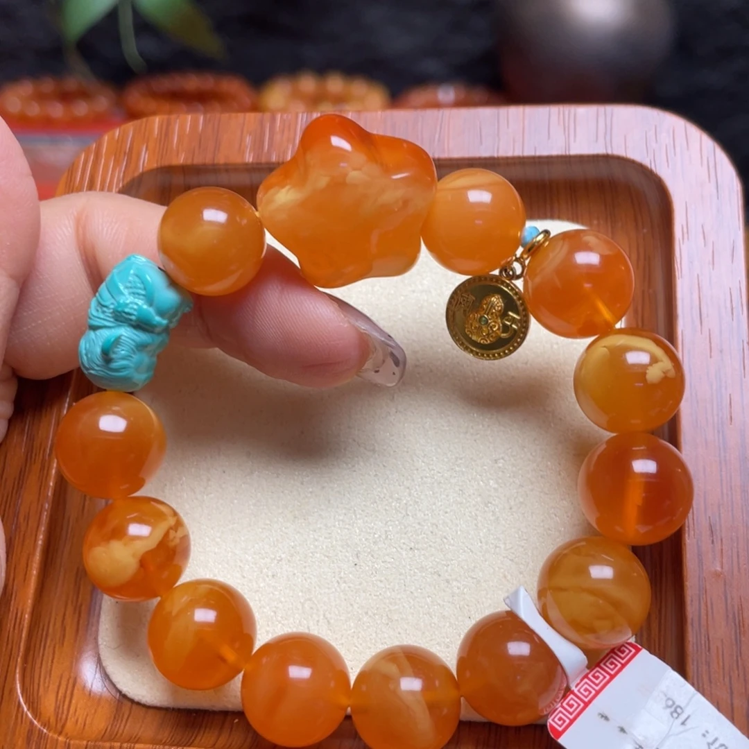 蜜蜡未镶嵌手链手串