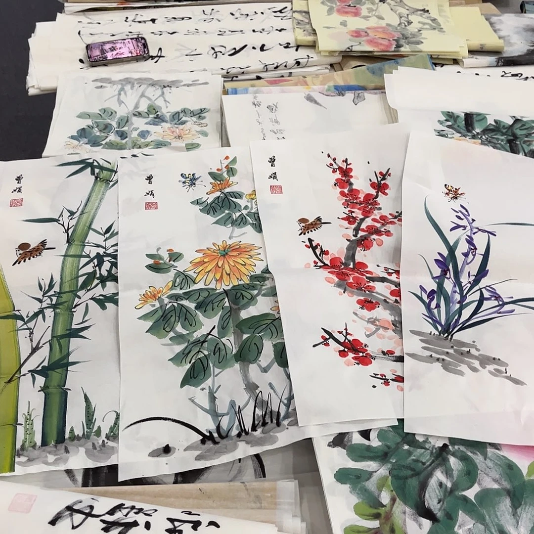 国画ZH精品国画单幅任发4张