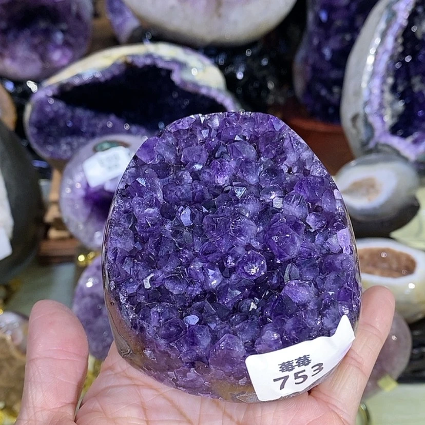 【闪购商品】未镶嵌珠宝半成品紫晶