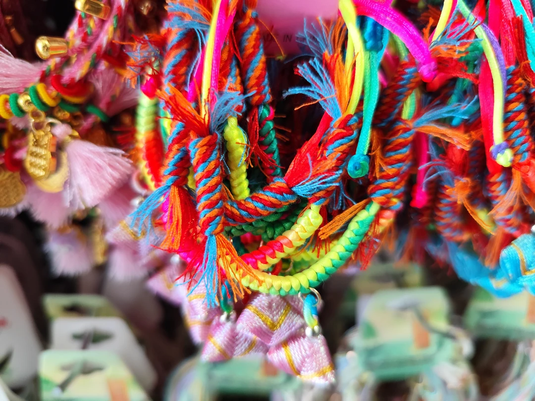 【直播间专享】端午彩色编织线绳潮流网红同款儿童布艺编制手绳手链