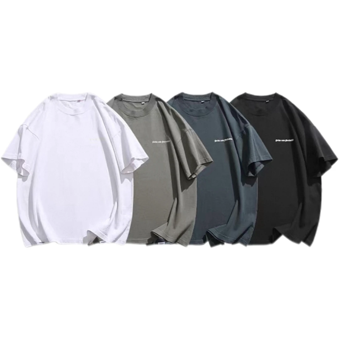 【黑舰队断码夏装】重磅水洗作旧宽松背心圆领短袖T恤闷包