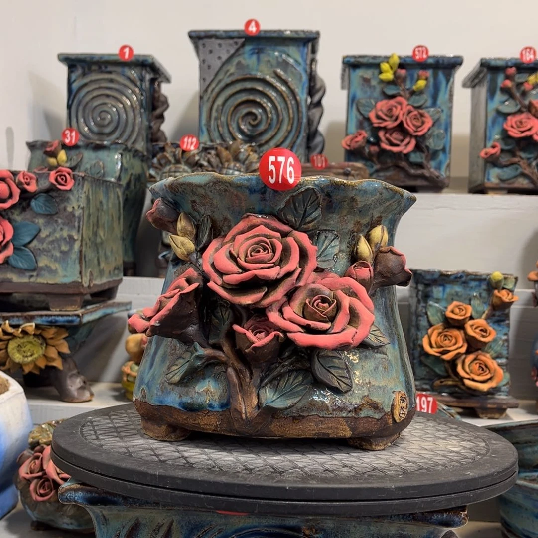 陶瓷576 号陶然花盆