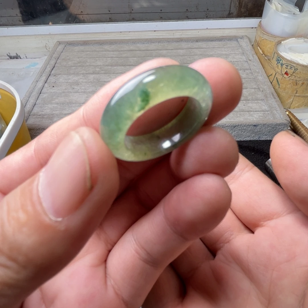 定制翡翠未镶嵌圈口18