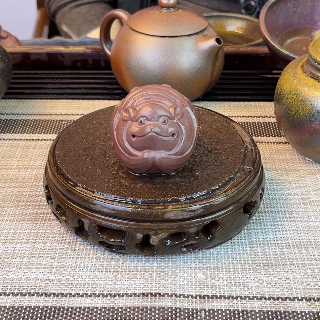紫砂茶壶紫泥茶宠