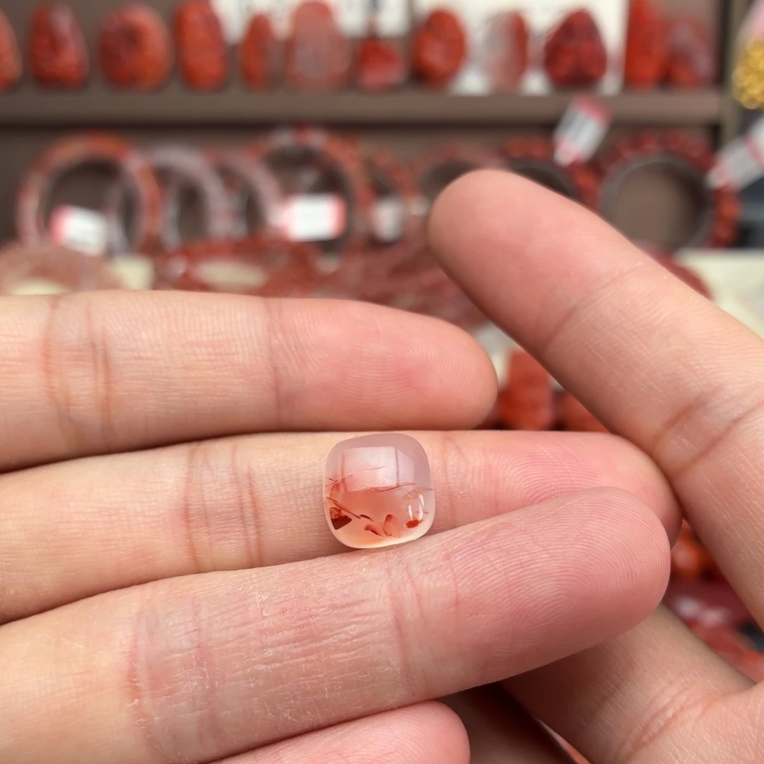 南红玛瑙未镶嵌颈饰戒面