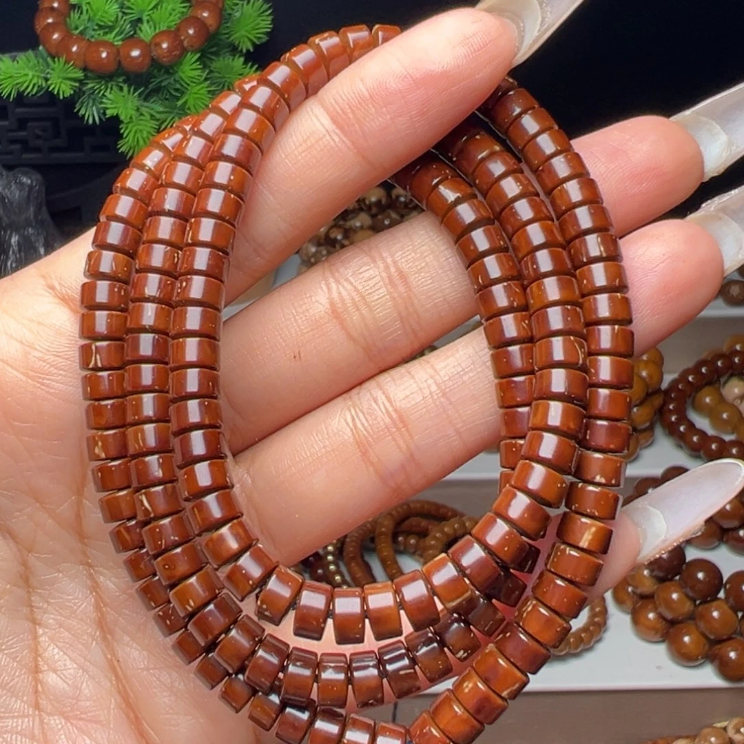 紫金鼠手串卡6*3.5实心药片脖挂 练手款