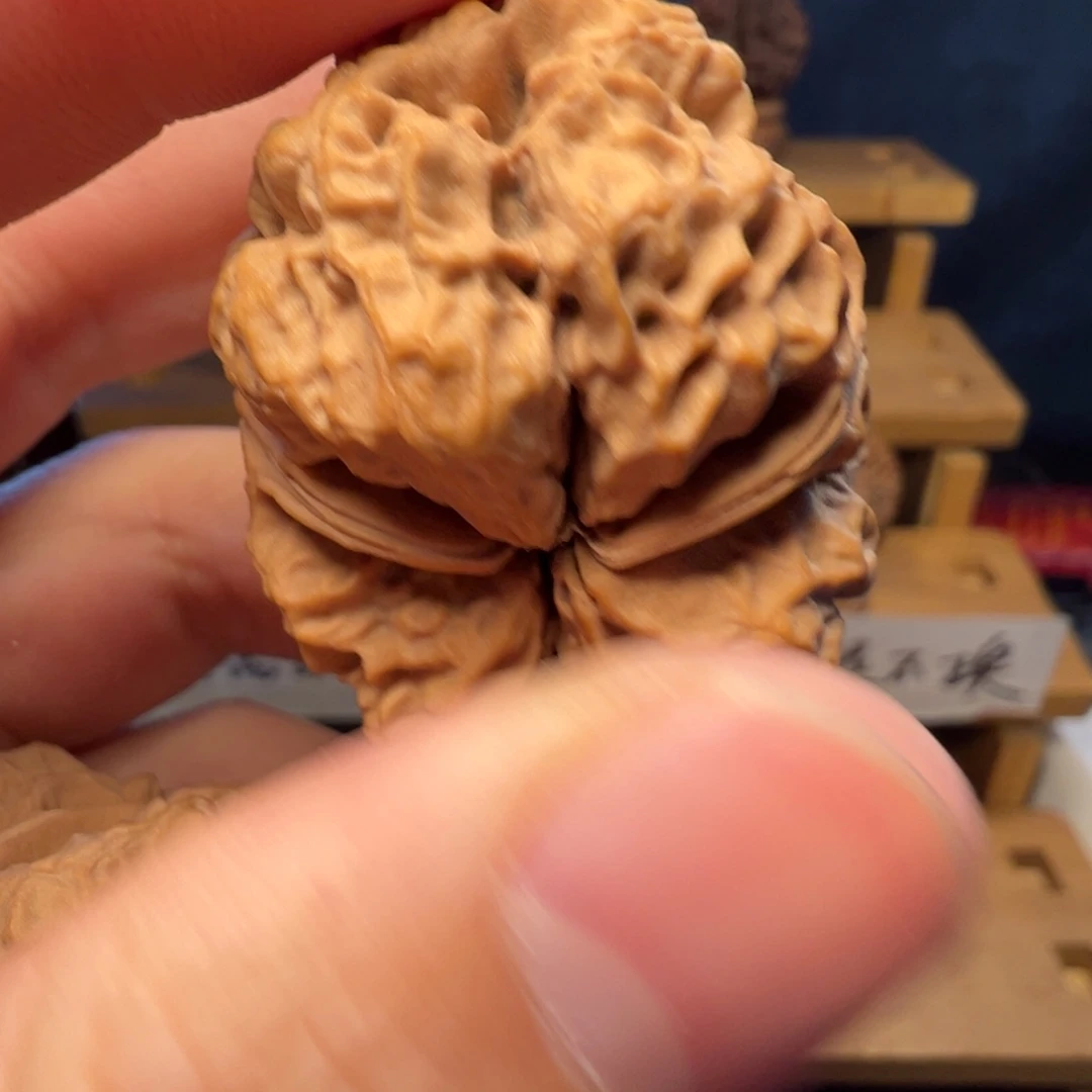 吊坠文玩核桃龙纹古蟾41mm