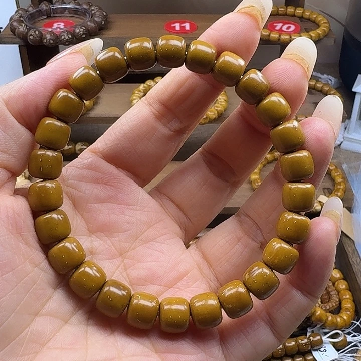 哦*紫金鼠黄皮实心手串