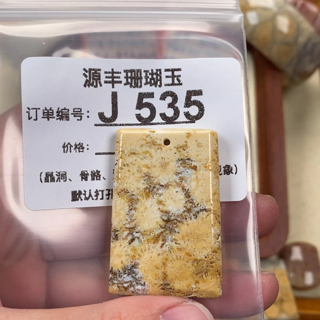 硅化玉颈饰未镶嵌幸***