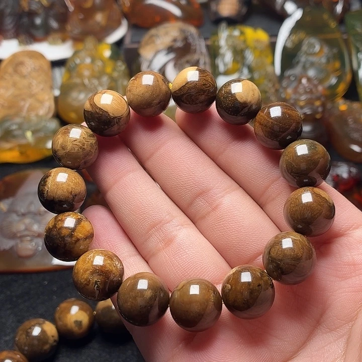 琥珀未镶嵌颈饰14➕根珀194