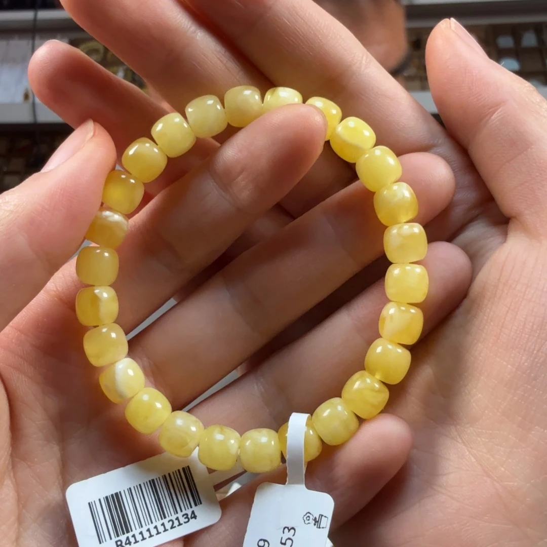 未镶嵌颈饰琥珀tx653老型手串