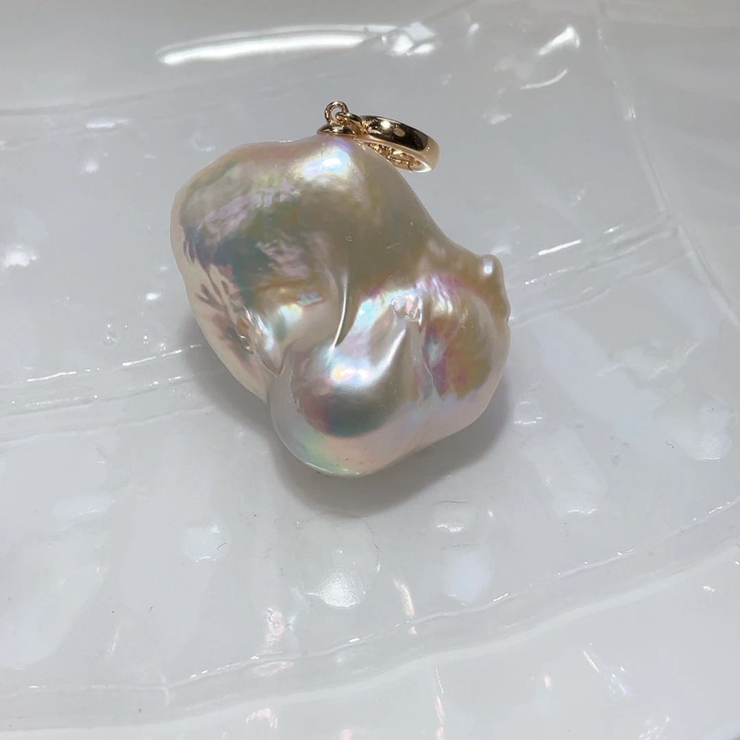 淡水珍珠颈饰银S925镶嵌